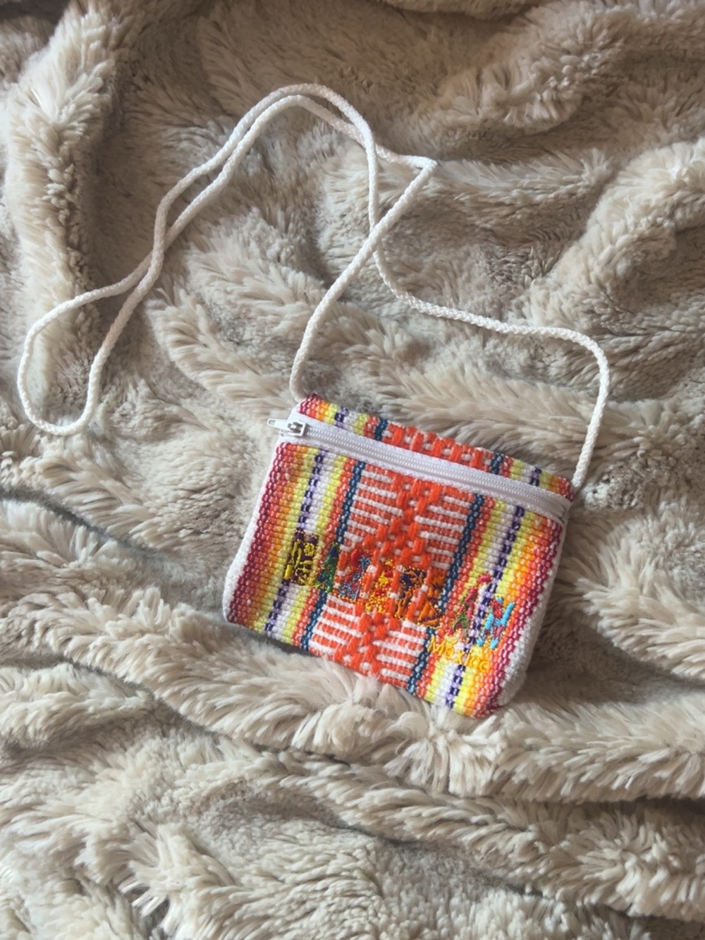 NEW | Handwoven Multicolor Coin Card Holder Bag - Small Boho  Women’s